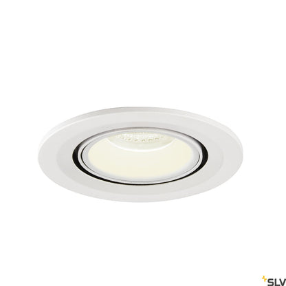 SLV NUMINOS® GIMBLE S, Deckeneinbauleuchte weiß 4000K 20°