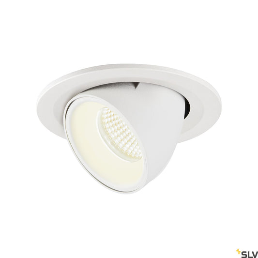 SLV NUMINOS® GIMBLE S, Deckeneinbauleuchte weiß 4000K 40°