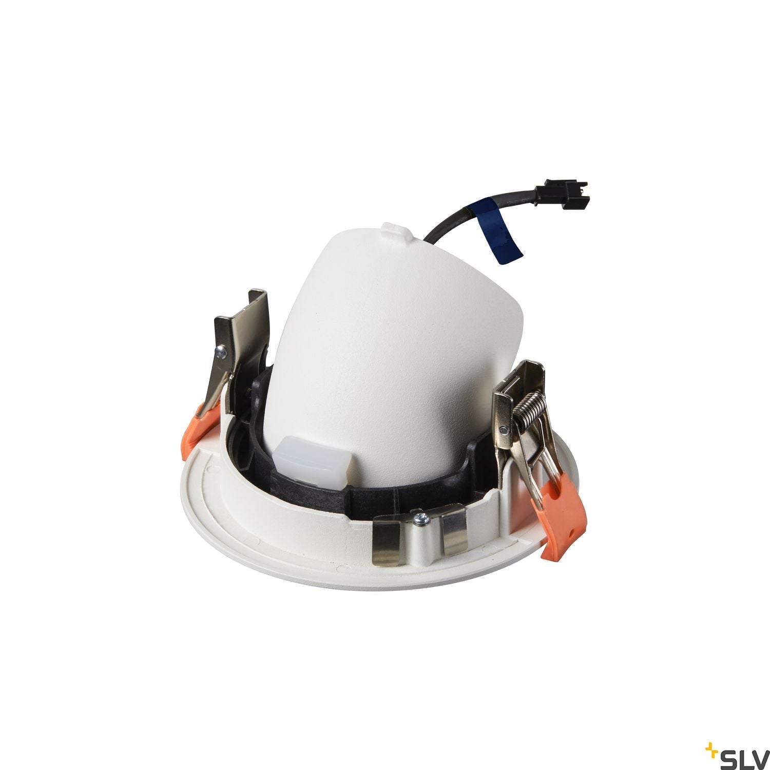 SLV NUMINOS® GIMBLE M, Deckeneinbauleuchte weiß / schwarz 2700K 20°