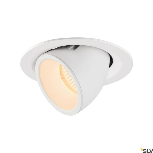 SLV NUMINOS® GIMBLE M, Deckeneinbauleuchte weiß 2700K 40°