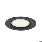 SLV NUMINOS® GIMBLE M, Deckeneinbauleuchte schwarz / weiß 4000K 20°