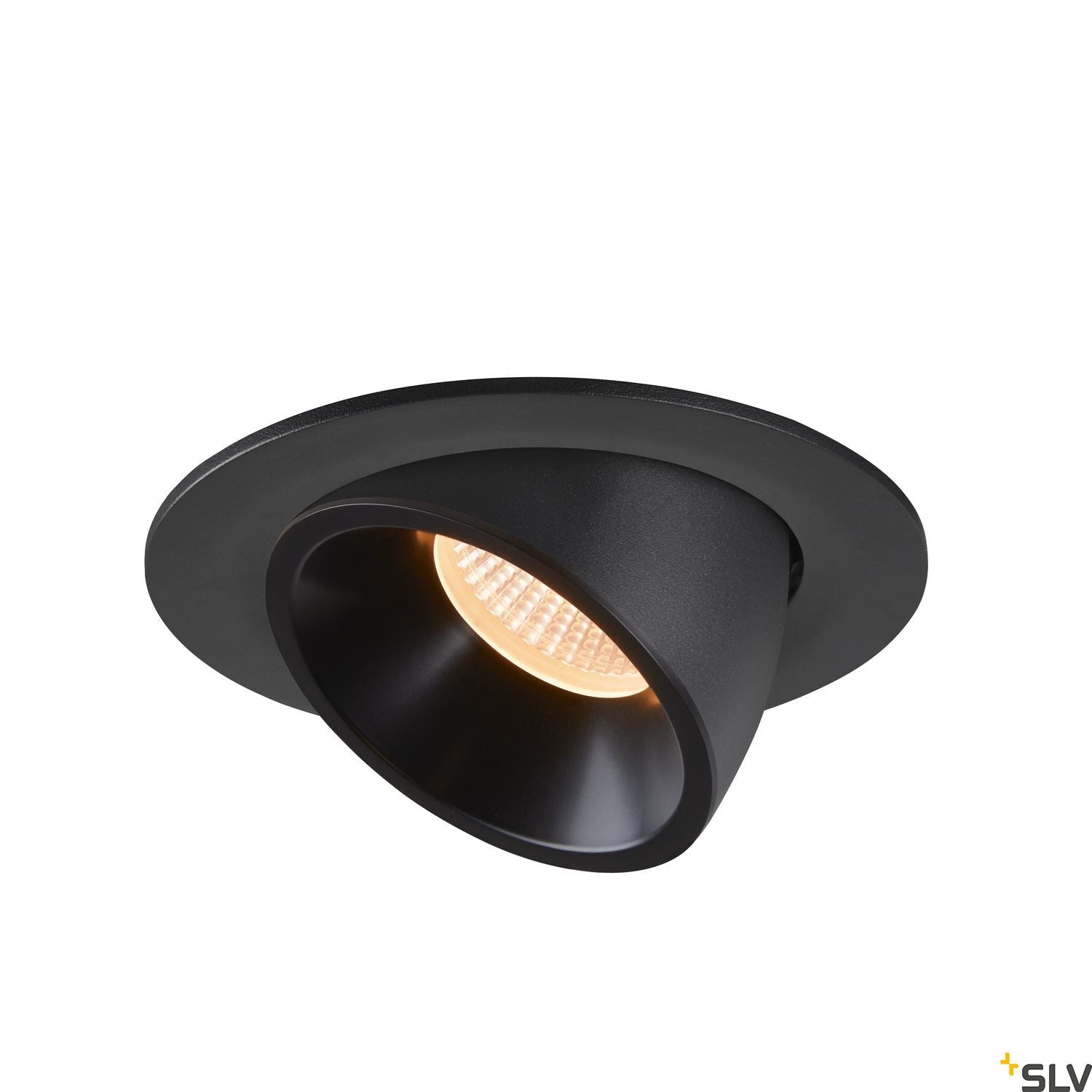 SLV NUMINOS® GIMBLE L, Deckeneinbauleuchte schwarz 2700K 20°