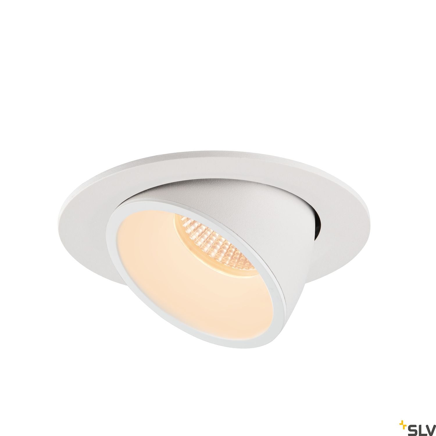 SLV NUMINOS® GIMBLE L, Deckeneinbauleuchte weiß 2700K 40°