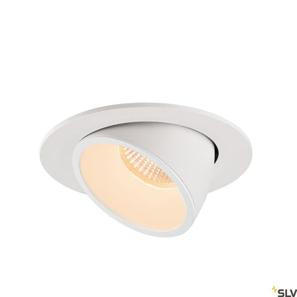 SLV NUMINOS® GIMBLE L, Deckeneinbauleuchte weiß 2700K 55°