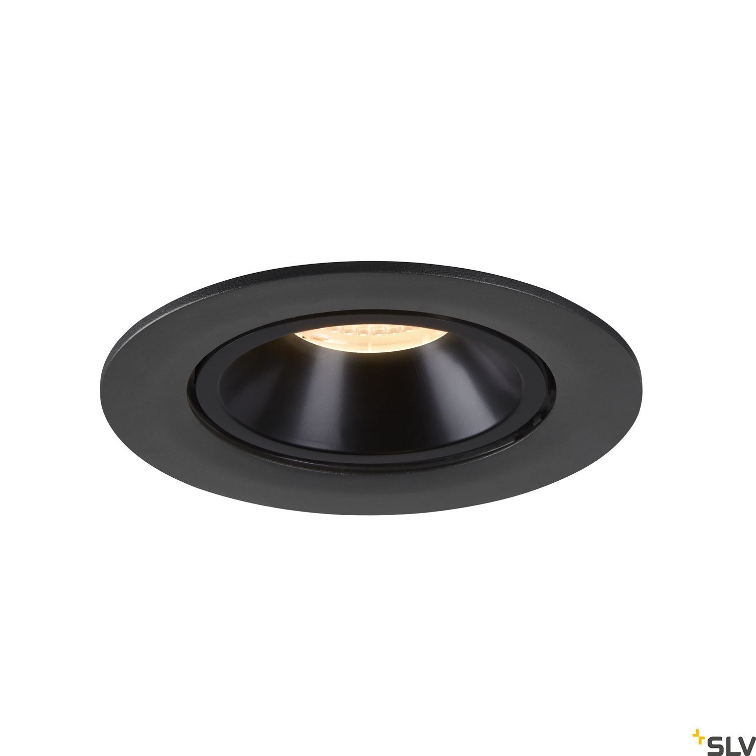 SLV NUMINOS® GIMBLE L, Deckeneinbauleuchte schwarz 3000K 20°