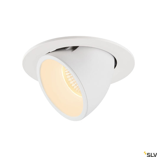 SLV NUMINOS® GIMBLE L, Deckeneinbauleuchte weiß 3000K 55°