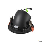 SLV NUMINOS® GIMBLE L, Deckeneinbauleuchte schwarz 4000K 40°
