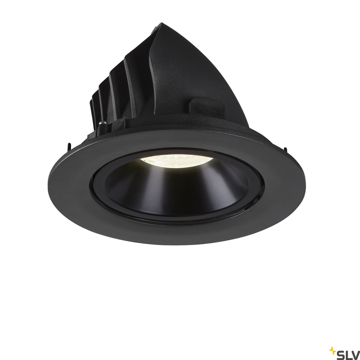 SLV NUMINOS® GIMBLE L, Deckeneinbauleuchte schwarz 4000K 40°
