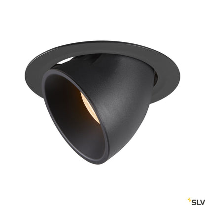 SLV NUMINOS® GIMBLE XL, Deckeneinbauleuchte schwarz 2700K 40°