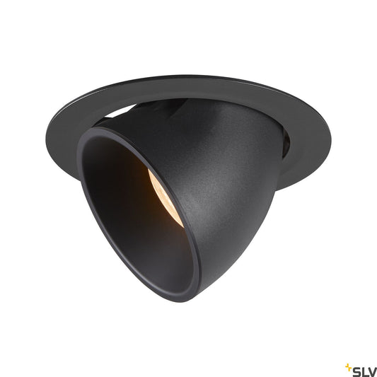 SLV NUMINOS® GIMBLE XL, Deckeneinbauleuchte schwarz 2700K 40°
