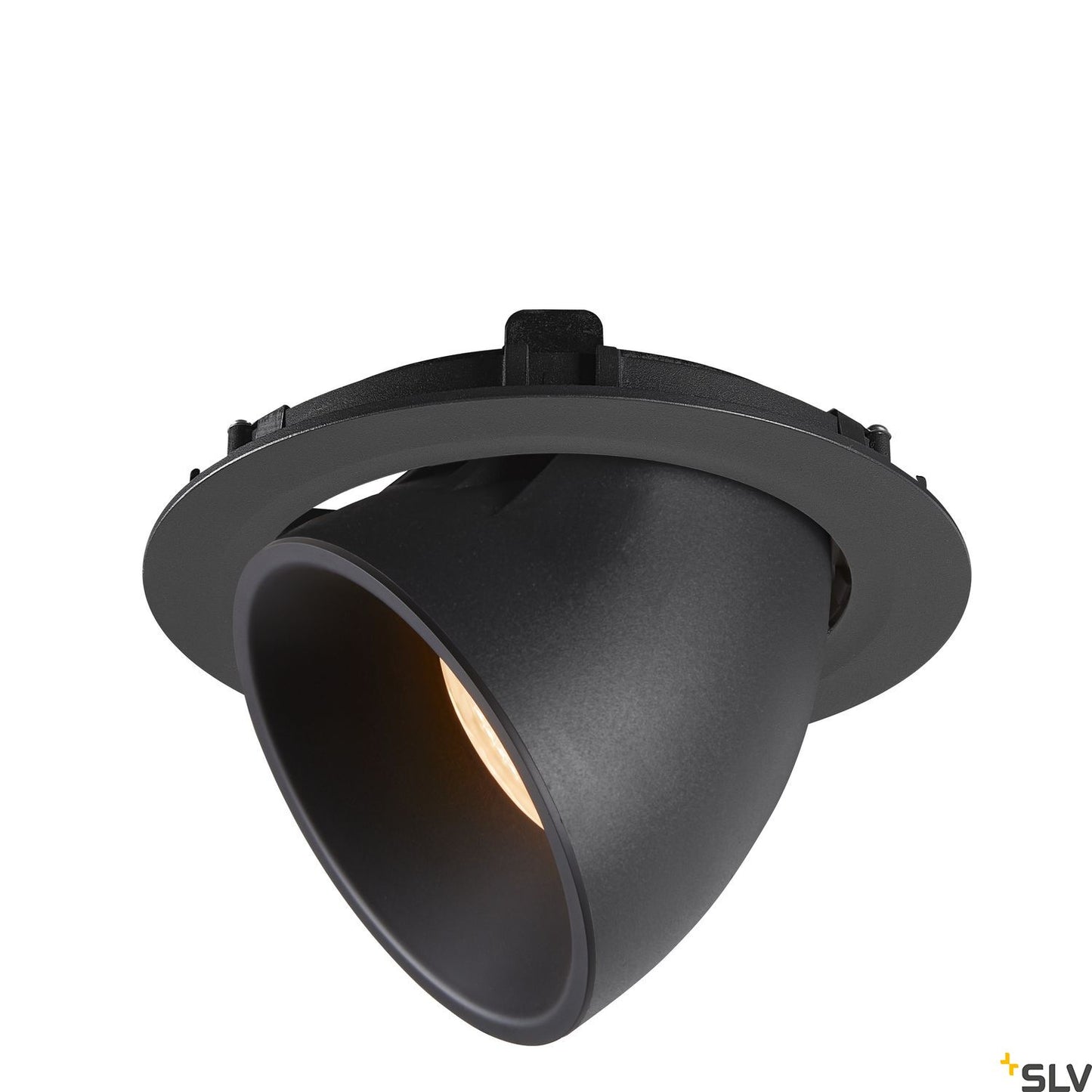 SLV NUMINOS® GIMBLE XL, Deckeneinbauleuchte schwarz 2700K 40°