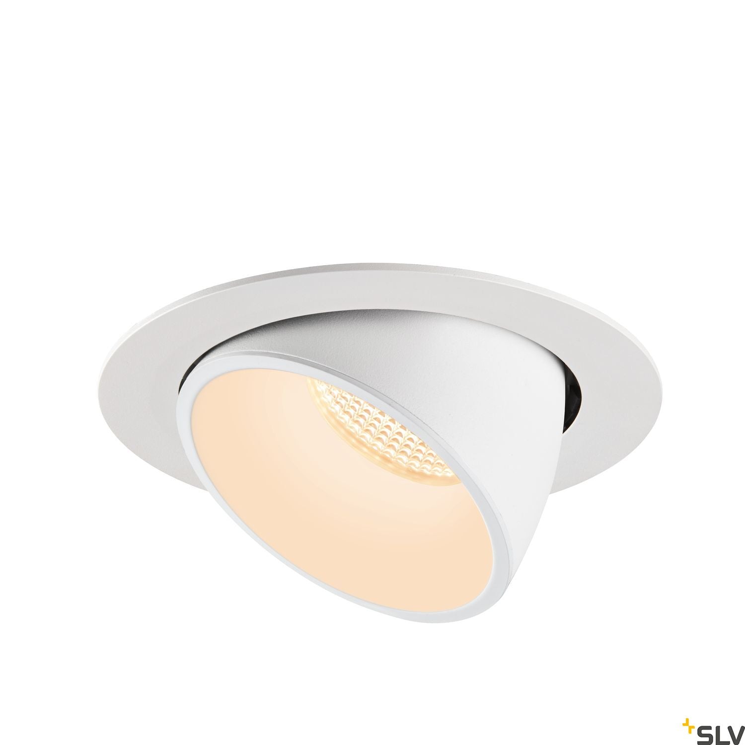 SLV NUMINOS® GIMBLE XL, Deckeneinbauleuchte weiß 2700K 55°