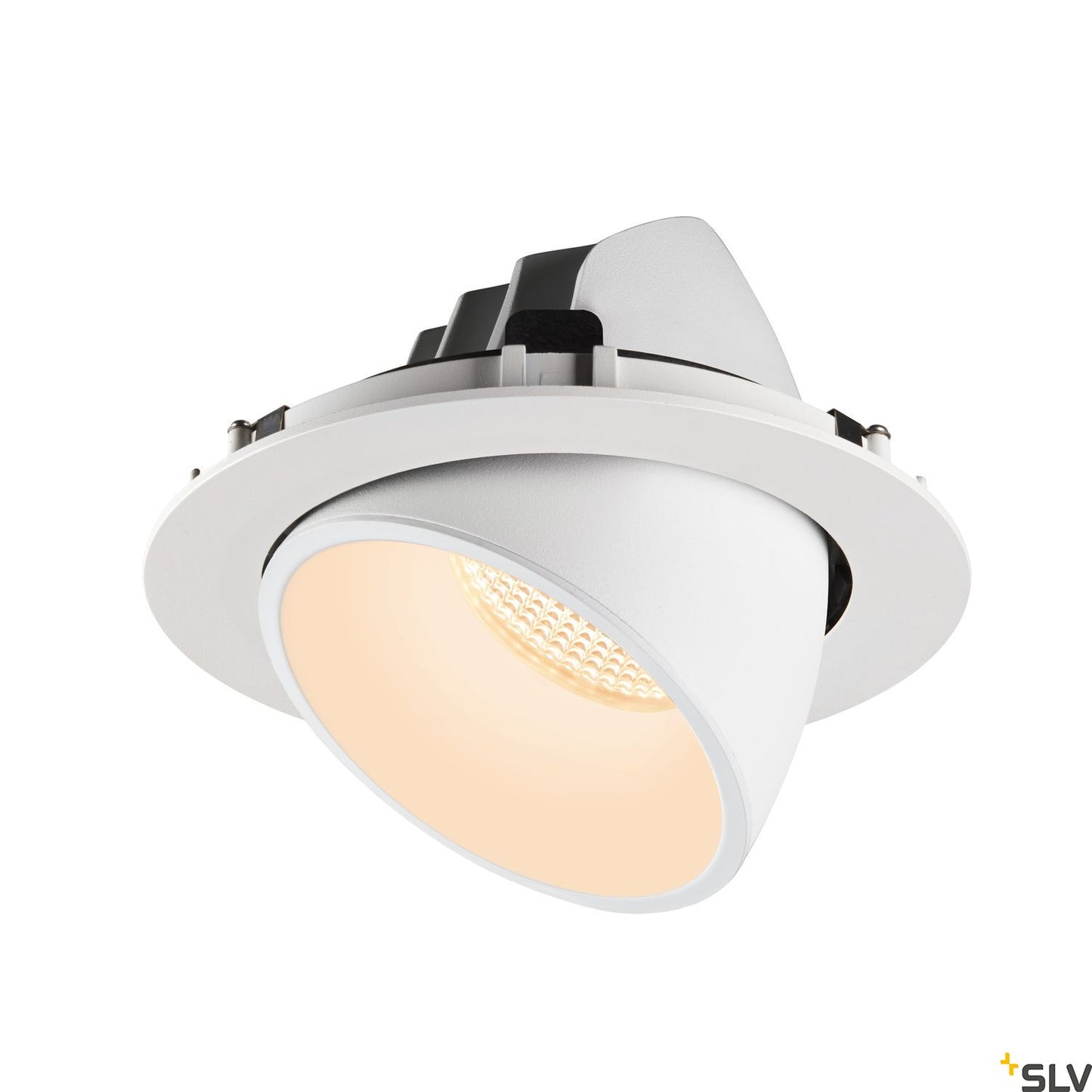 SLV NUMINOS® GIMBLE XL, Deckeneinbauleuchte weiß 2700K 55°