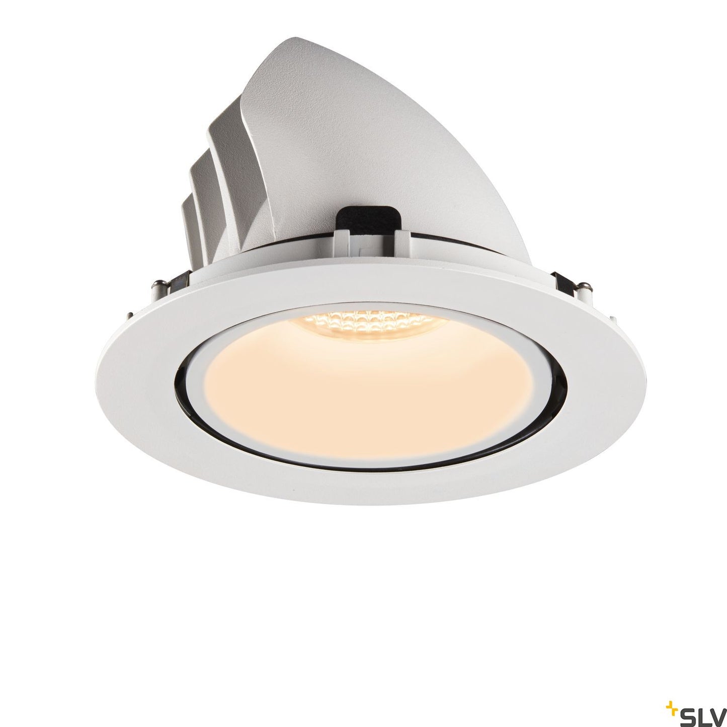 SLV NUMINOS® GIMBLE XL, Deckeneinbauleuchte weiß 2700K 55°