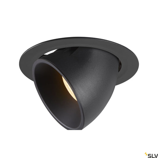 SLV NUMINOS® GIMBLE XL, Deckeneinbauleuchte schwarz 3000K 40°