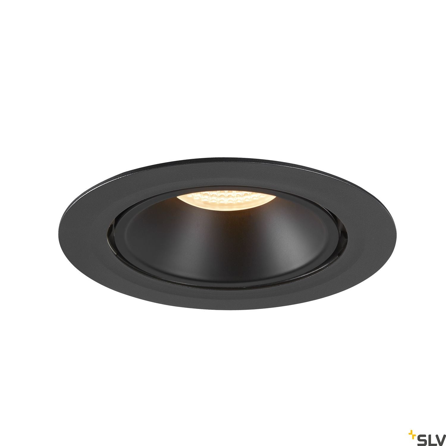 SLV NUMINOS® GIMBLE XL, Deckeneinbauleuchte schwarz 3000K 55°