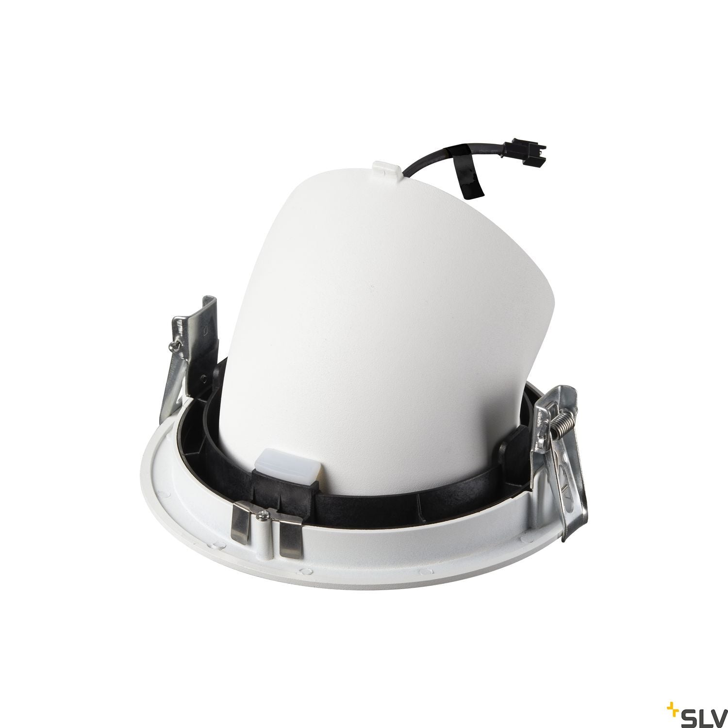 SLV NUMINOS® GIMBLE XL, Deckeneinbauleuchte weiß / schwarz 3000K 20°