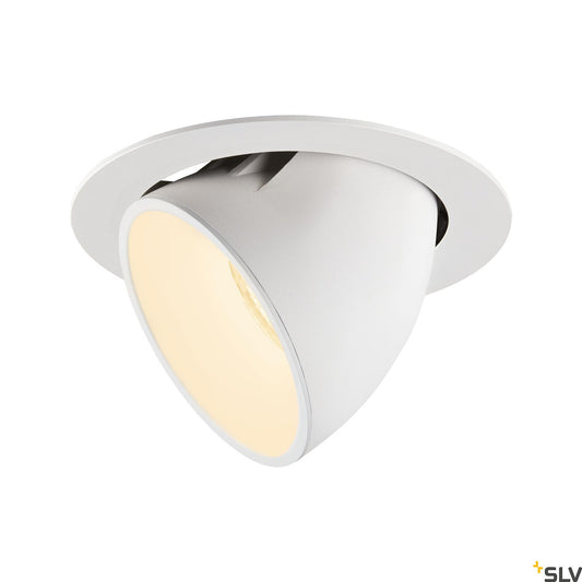 SLV NUMINOS® GIMBLE XL, Deckeneinbauleuchte weiß 3000K 20°
