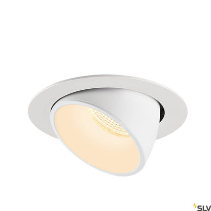 SLV NUMINOS® GIMBLE XL, Deckeneinbauleuchte weiß 3000K 40°