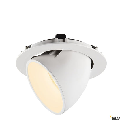 SLV NUMINOS® GIMBLE XL, Deckeneinbauleuchte weiß 3000K 40°