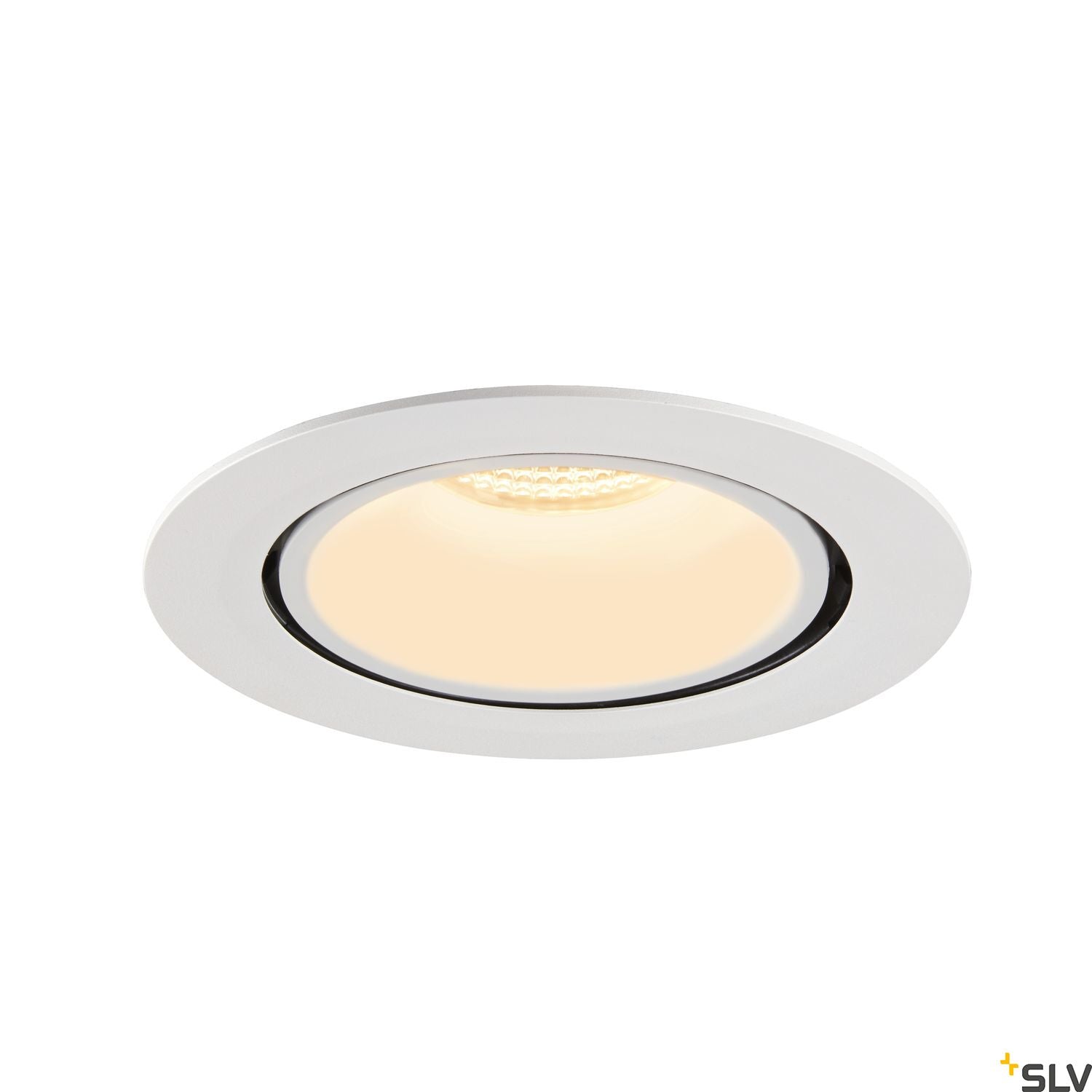 SLV NUMINOS® GIMBLE XL, Deckeneinbauleuchte weiß 3000K 55°