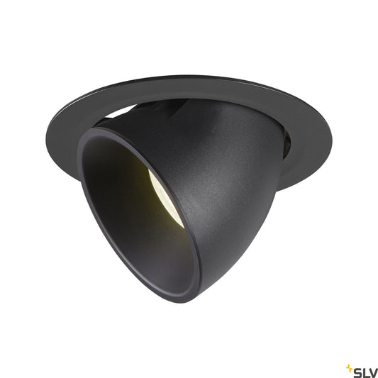 SLV NUMINOS® GIMBLE XL, Deckeneinbauleuchte schwarz 4000K 40°