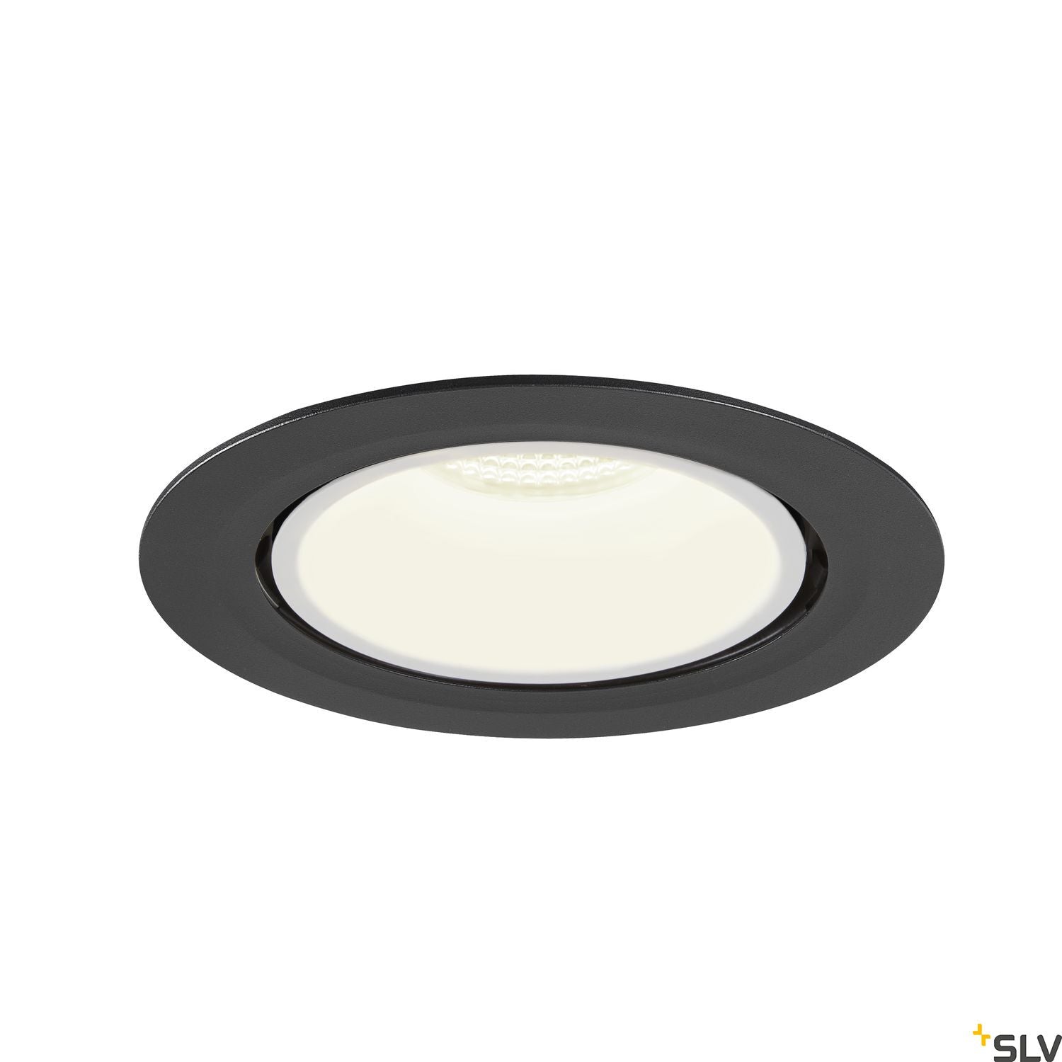 SLV NUMINOS® GIMBLE XL, Deckeneinbauleuchte schwarz / weiß 4000K 40°