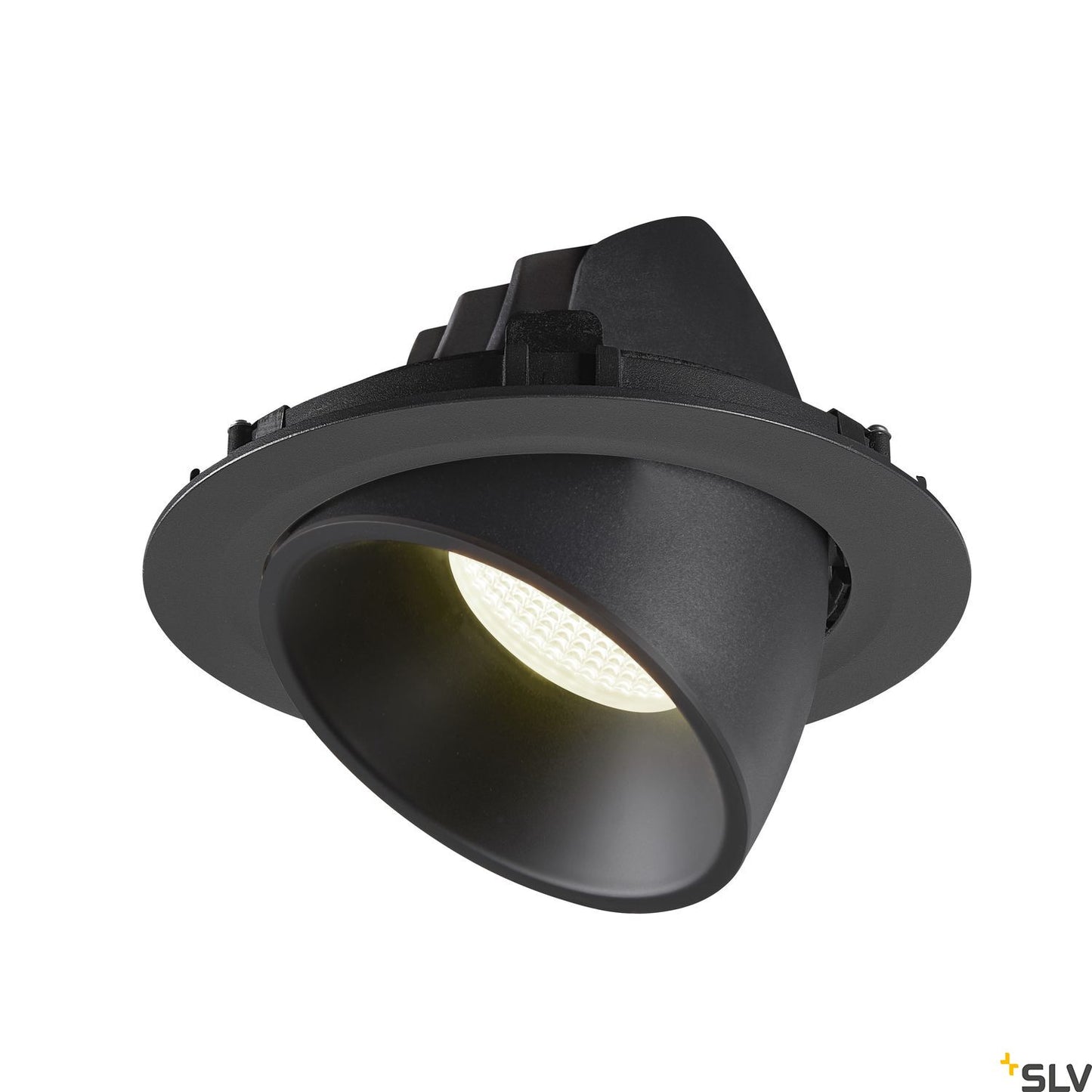 SLV NUMINOS® GIMBLE XL, Deckeneinbauleuchte schwarz 4000K 55°