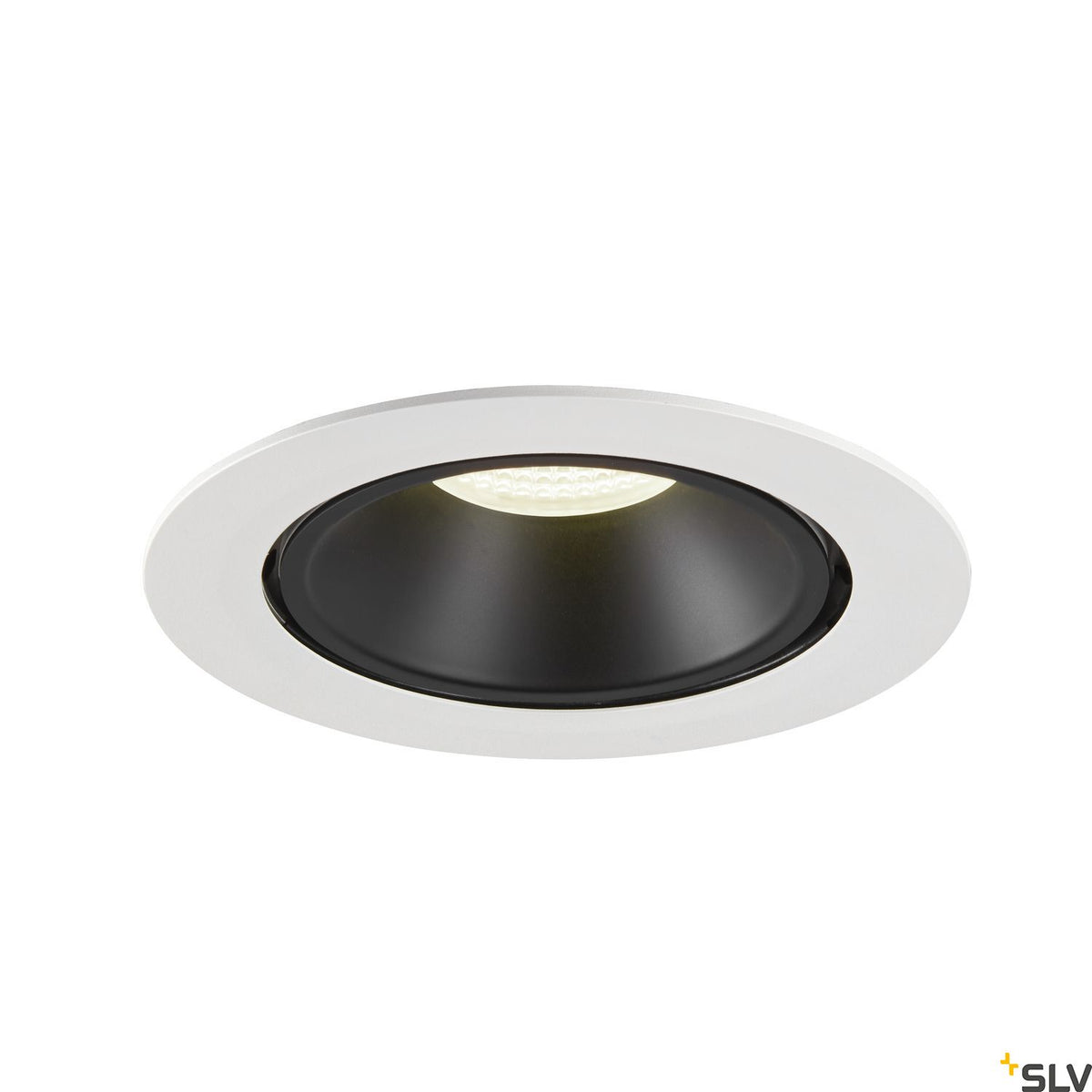 SLV NUMINOS® GIMBLE XL, Deckeneinbauleuchte weiß / schwarz 4000K 40°