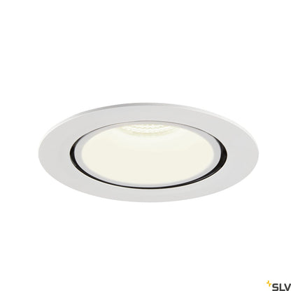 SLV NUMINOS® GIMBLE XL, Deckeneinbauleuchte weiß 4000K 55°