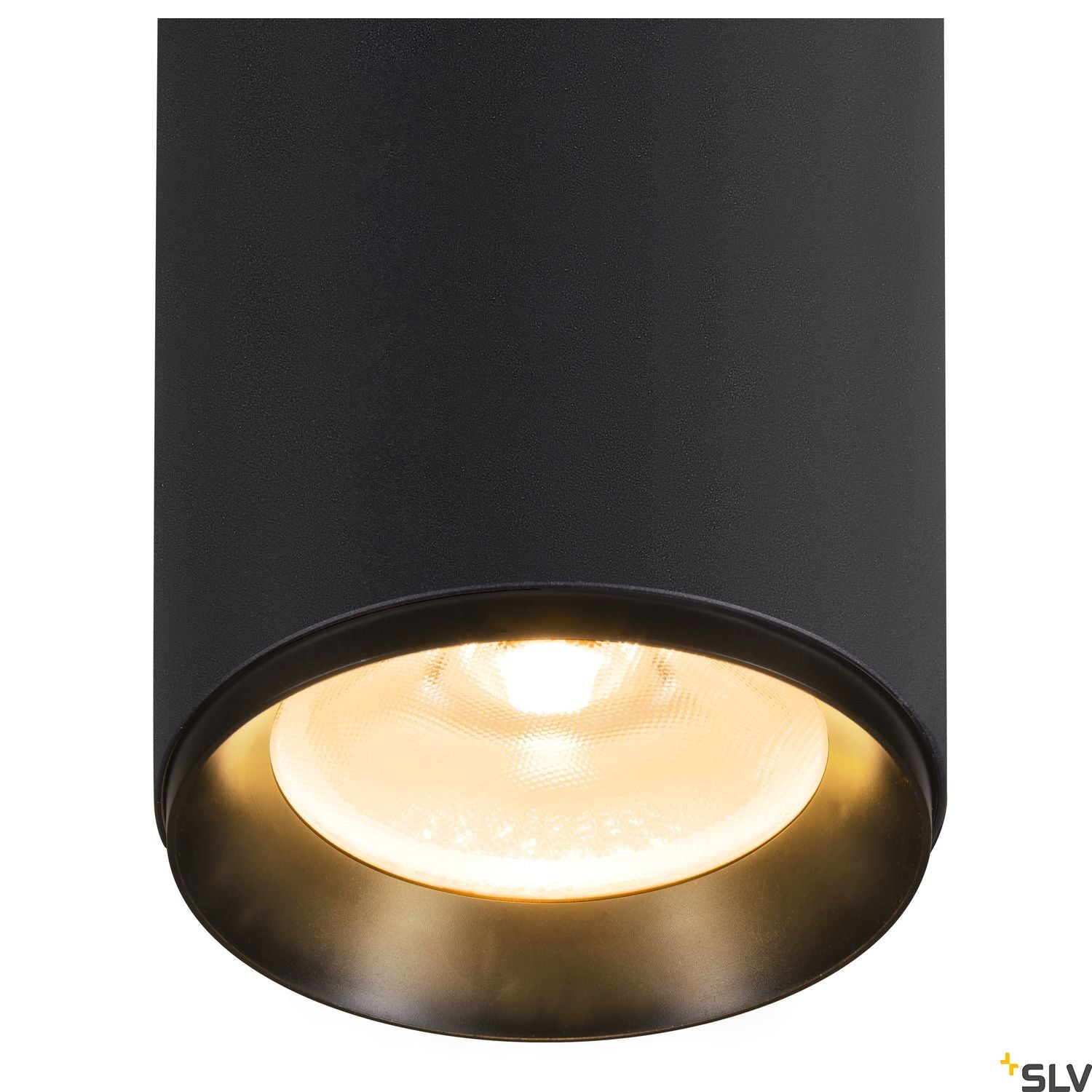 SLV NUMINOS® SPOT XL PHASE, Deckenaufbauleuchte schwarz 36W 2700K 36°
