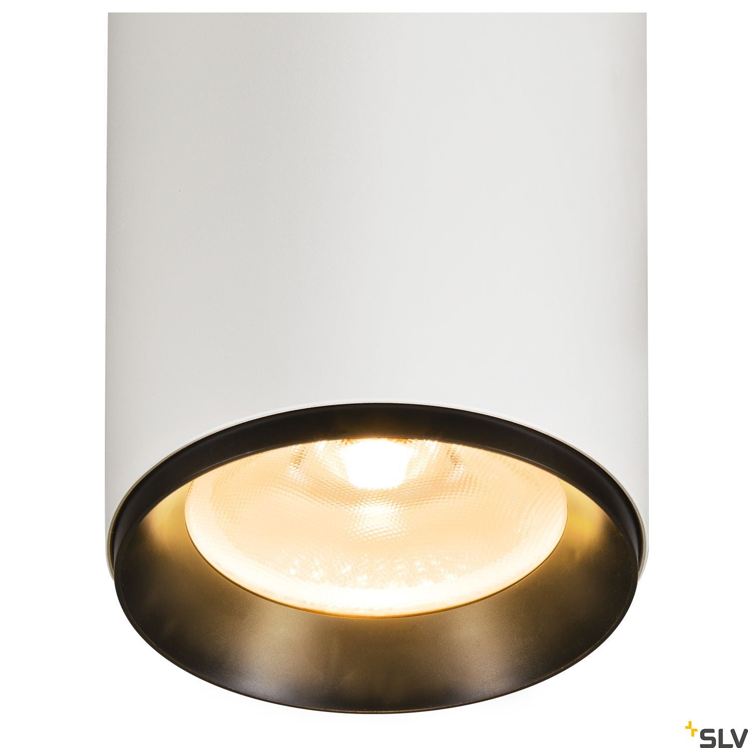 SLV NUMINOS® SPOT XL PHASE, Deckenaufbauleuchte weiß / schwarz 36W 2700K 36°