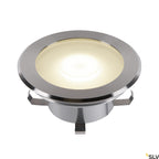 SLV DASAR FLAT 120 EL, Bodeneinbauleuchte edelstahl 7W 3000K