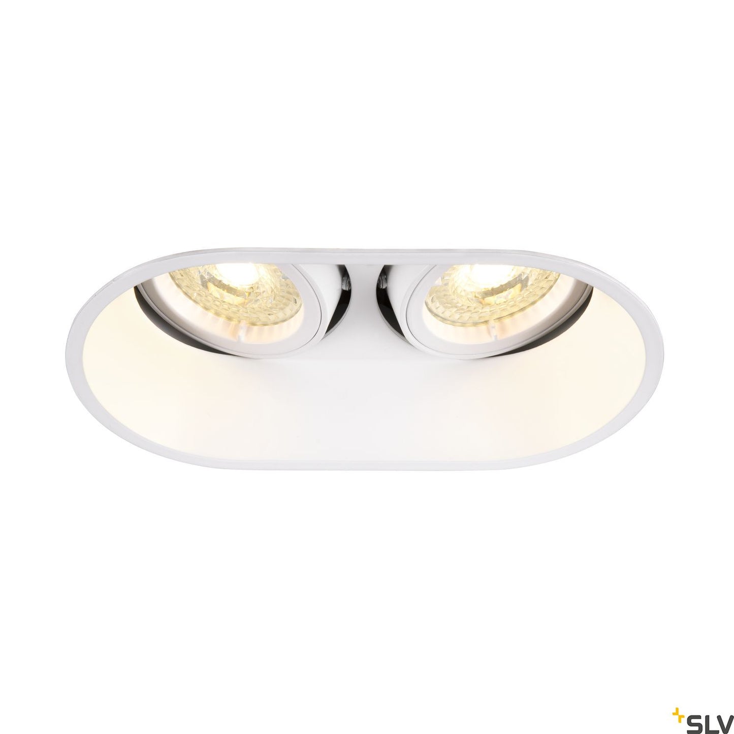 SLV HORN double QPAR51, Deckeneinbauleuchte weiß 25W