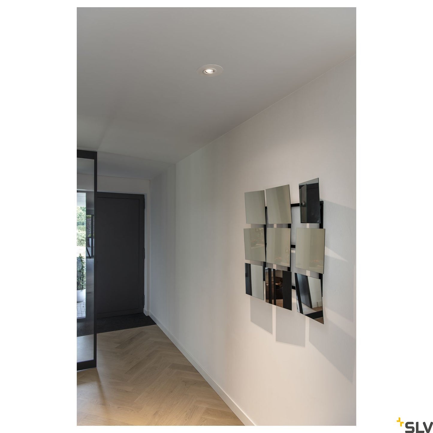 SLV Numinos® XS Einbaurahmen, rund 160/70mm weiß