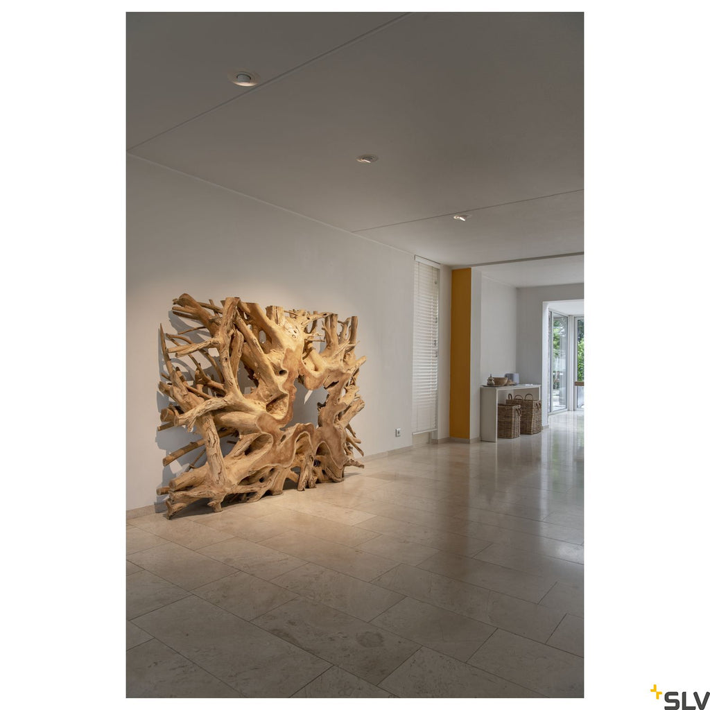 SLV NUMINOS® GIMBLE S, Deckeneinbauleuchte weiß 3000K 40°