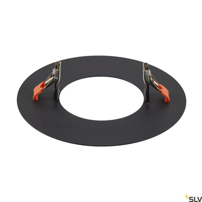 SLV Numinos® M Einbaurahmen, rund 240/120mm schwarz