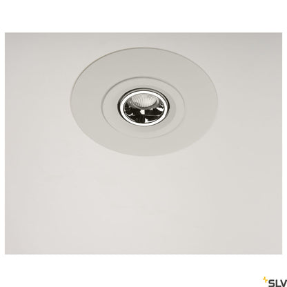 SLV Numinos® M Einbaurahmen, rund 240/120mm weiß
