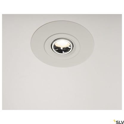 SLV Numinos® M Einbaurahmen, rund 240/120mm weiß