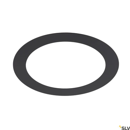 SLV Numinos® XL Einbaurahmen, rund 240/180mm schwarz