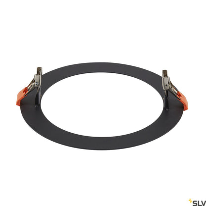 SLV Numinos® XL Einbaurahmen, rund 240/180mm schwarz