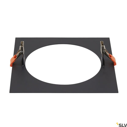 SLV Numinos® XL Einbaurahmen, eckig 240/180mm schwarz