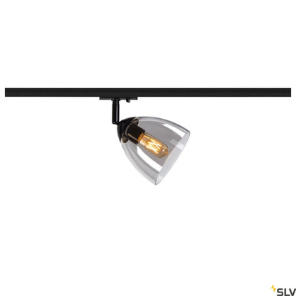SLV PARA CONE GL GU10, 1 Phasen Spot schwarz / transparent