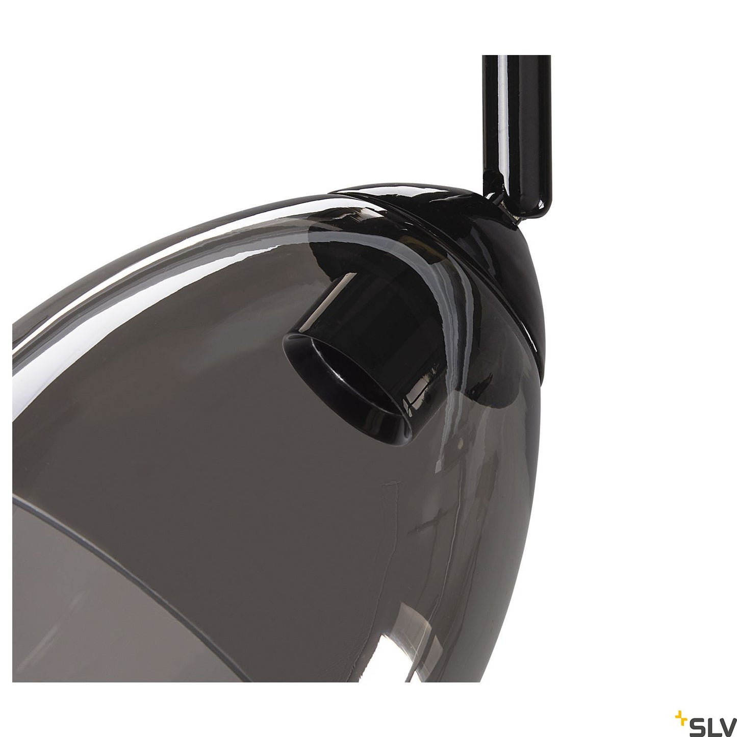 SLV PARA CONE GL GU10, 1 Phasen Spot schwarz / transparent