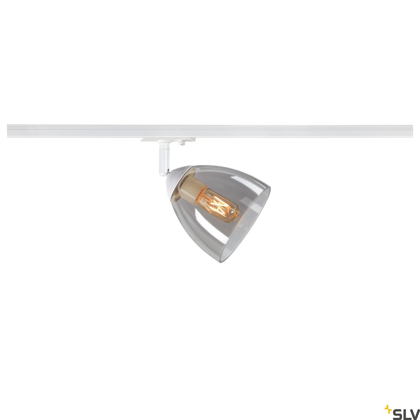 SLV PARA CONE GL GU10, 1 Phasen Spot weiß / transparent