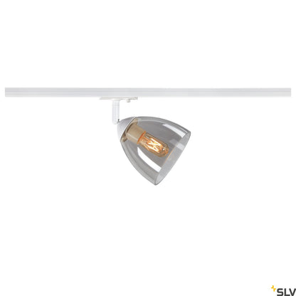 SLV PARA CONE GL GU10, 1 Phasen Spot weiß / transparent