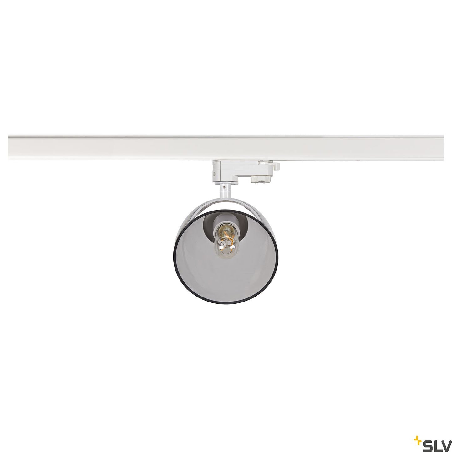 SLV PARA CONE GL GU10, 3 Phasen Spot weiß / transparent