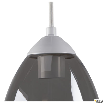 SLV PARA CONE GL GU10, Pendelleuchte weiß / transparent