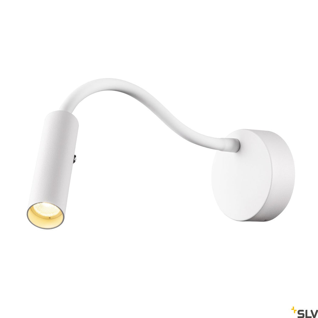 SLV KARPO GOOSE, Wandaufbauleuchte weiß 5,8W 3000K 40°