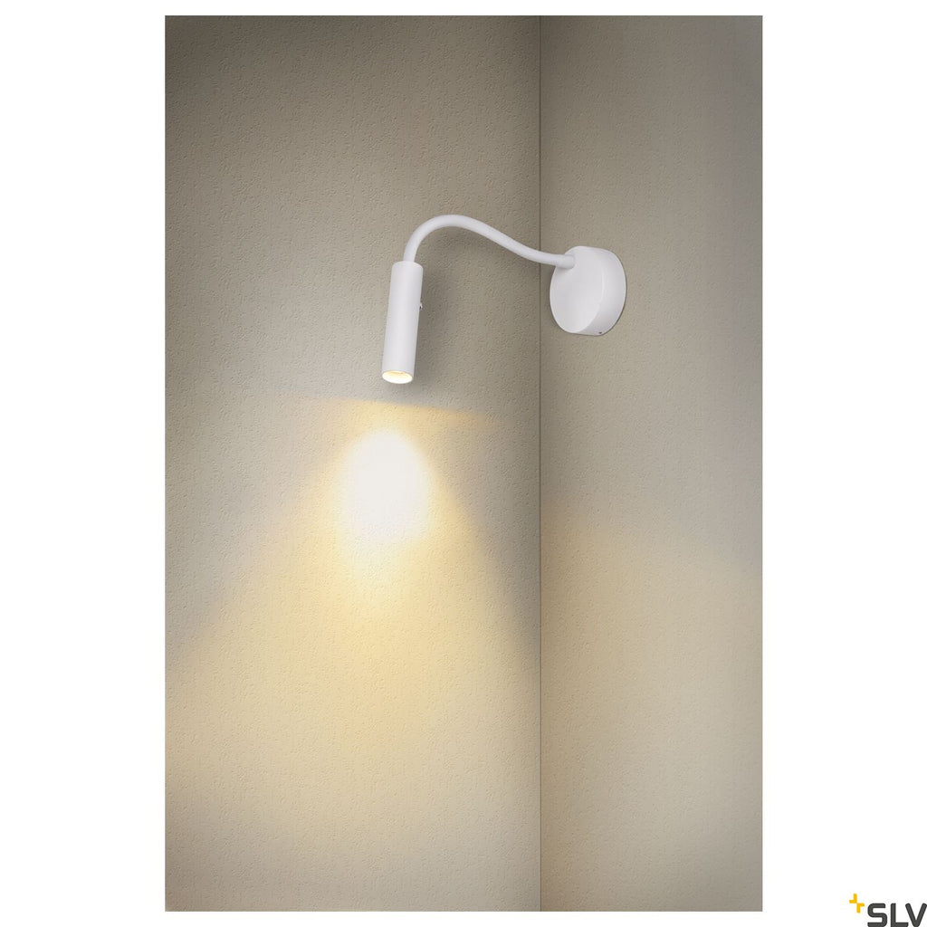 SLV KARPO GOOSE, Wandaufbauleuchte weiß 5,8W 3000K 40°